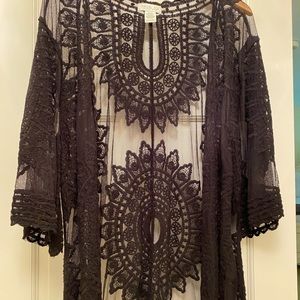 Rachel Zoe lace coverup/robe